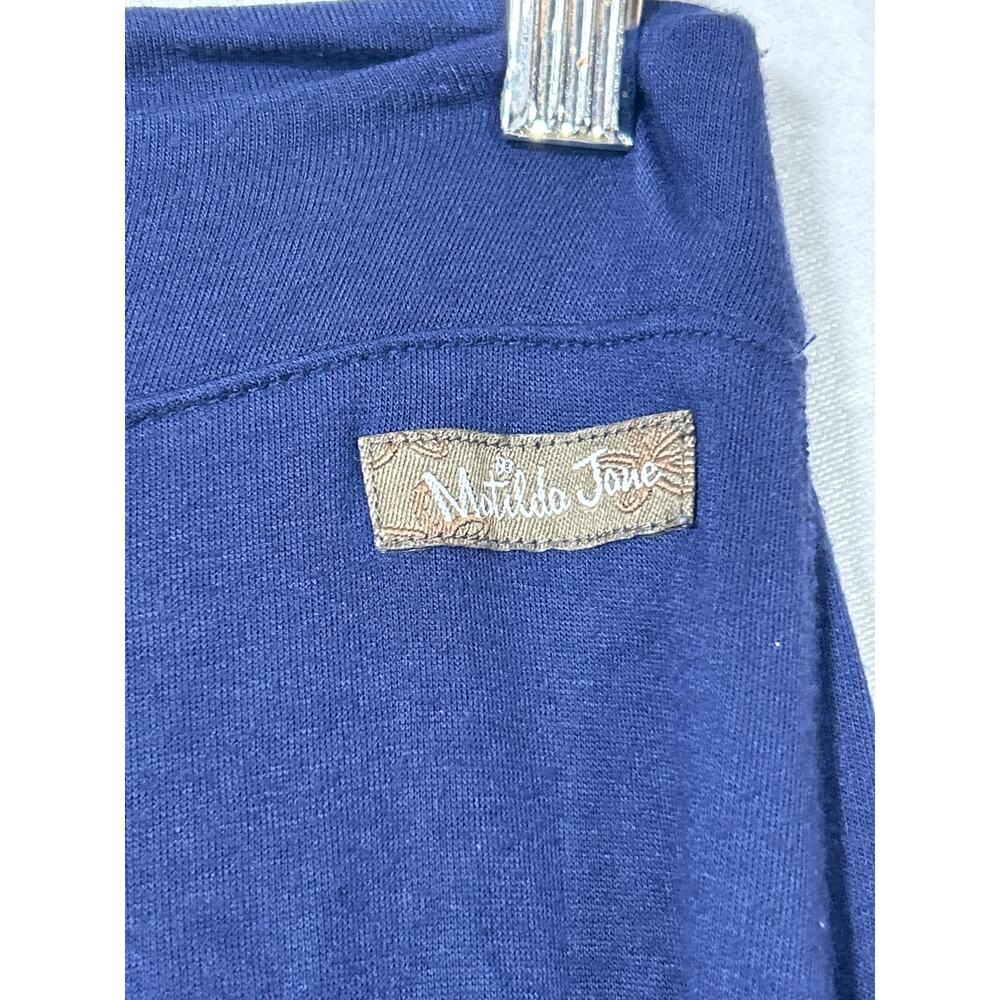 Matilda Jane Pants Small Navy Blue Ruffle Pull On - Picture 4 of 8